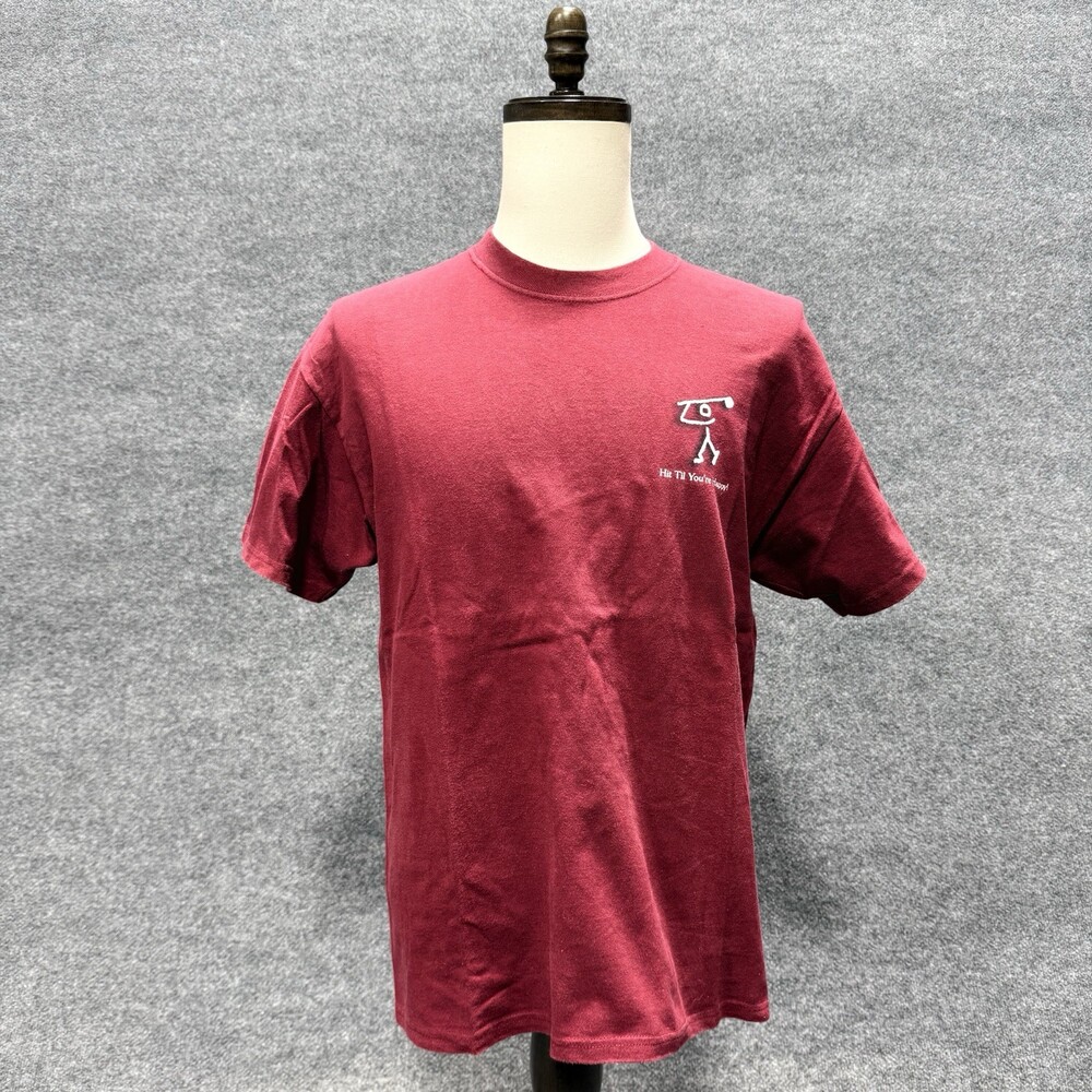 Vintage 1990 Kimo Hawaii Golf Rules T Shirt Hanes Beefy-T Red Mens XL USA